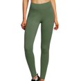 thumbnail image 1 of Gravity Threads Womens Cotton Leggings - Olive - Medium, 1 of 1