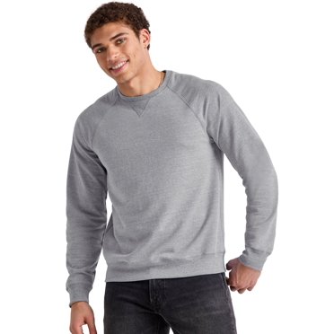 Hanes Originals Chandail en Molleton en Molleton Français pour Hommes, P, Béton Chiné