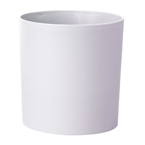 Petits pots en plastique pour plantes, blanc 4.4 inch Pot de succulent, Pot de pot de fleurs en plastique pour les planteurs intérieurs et extérieurs Décor de porcelaine pour le bureau et le jardin, petits pots de plantes décoratives