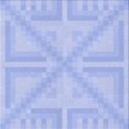 thumbnail image 1 of Ahgly Tapis d'Intérieur Lavable en Machine Carré Transitionnel Bleu Ciel, 8 Pieds Carré, 1 of 7