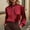 Red, variant on Outfmvch Satin Blouse Long Sleeve Shirts for Women Blouses for Women Green Blouses for Women Womens Fall Clothes Satin Shirts for Women Silk Blouses for Women Green M