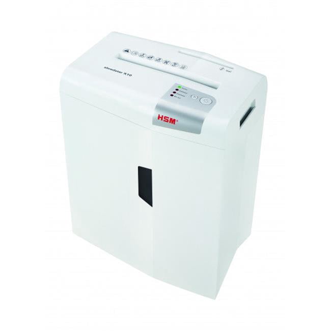 HSM Shredstar X10 Cross-Cut Shredder, 5.3 gal, Shreds Up to 10 Sheets