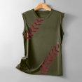 thumbnail image 4 of Birdeem Débardeur Ajusté à Imprimé Floral pour Femmes, Col Rond, Sans Manches, à Blocs, Tunique, T-Shirt, Hauts, 4 of 5