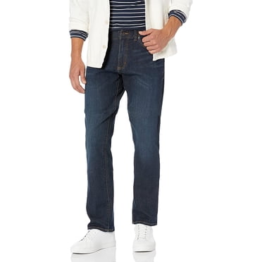 Lee Mens Performance Series Extreme Motion Athletic Fit Tapered Leg Jean, Blue Strike, 38W x 34L