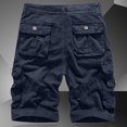 thumbnail image 3 of Diufon Men's Hiking Cargo Shorts Spring Summer Casual Loose Button Drawstring Waisted Outdoor Sport Shorts with Pockets, 3 of 3
