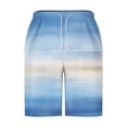 thumbnail image 3 of Plebaso Beach Shorts for Men Gradient Print Casual Shorts Drawstring Lightweight Summer Fashion Shorts, 3 of 5