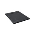 thumbnail image 1 of Emberveil Marble Black SMC Shower Base 36" x 48" – Low Profile Anti-Slip Stone Texture with Side Drain, 1 of 1