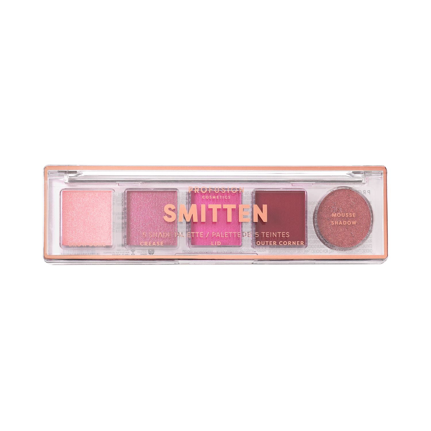 Profusion Cosmetics | Palette de fards à paupières Smitten 5 teintes