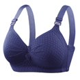 thumbnail image 5 of Timegard Bras for Women No Underwire 3pc Adjustable Strap Full Support Ruched Comfy Everyday Bras, 5 of 5