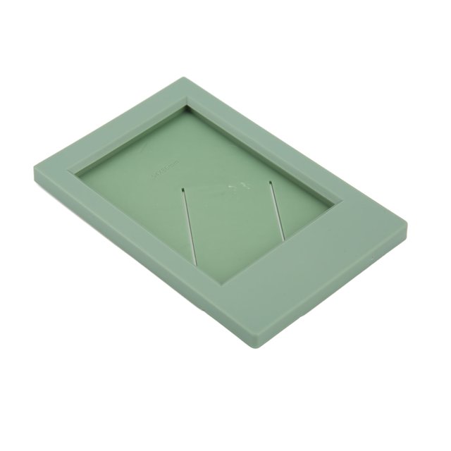 Cadre Photo, Support Compact Rectangulaire Décoratif Classique ABS PP pour Chambre Vert Avocat