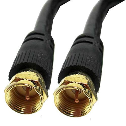 SF Cable, 6ft RG6 UL High-Grade F Coaxial Cable Gold Plated