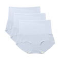 thumbnail image 1 of 3 pcs Womens Modal Cotton Underwear High Waist Tummy Control Full Coverage Briefs Comfy Stretchy Ladies Panties, 1 of 2