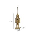 thumbnail image 2 of FRAÎCHE Holiday Wood Nutcracker Ornament Set, 4 pack, 2 of 7