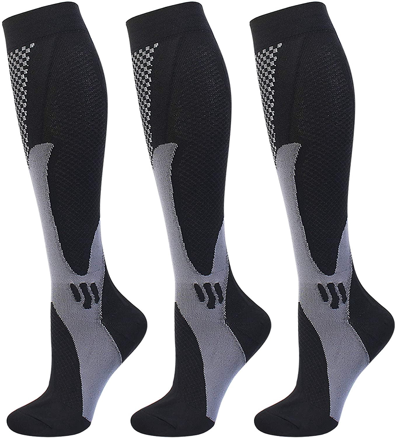 Compression Socks 20-30 mmHg for Men Women Medical Nurses Athletic Travel