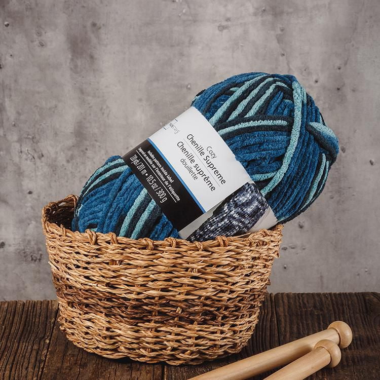 MAINSTAYS 2 pack blues polyester yarn