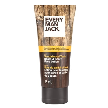 Every Man Jack Beard + Face Lotion Sandalwood 95ML