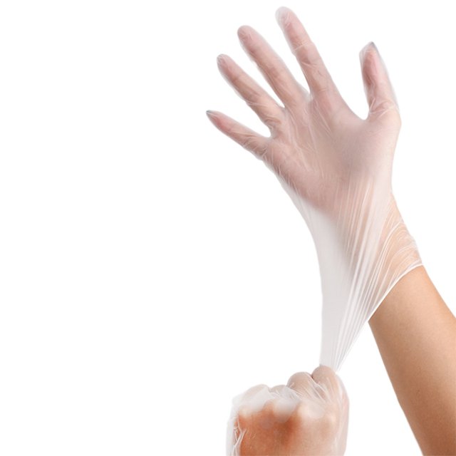 100PCS Qualité Alimentaire PVC Gants Transparent Beauté Tatouage Barbier Restauration Cuisson Ménage Poudre Libre Latex Libre