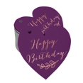 thumbnail image 1 of Inkdotpot Rose Gold Foil Paper Hang Tags Happy Birthday Favor Tags 100 Pieces, 1 of 6