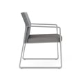 thumbnail image 4 of Fauteuil d'Appoint pour Réception et Salle d'Attente Gansett / Acier Argenté / Gris / Gris, 4 of 5