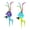 arandomcolor, variant on AMERTEER Kids Fish Sprinkler Toy with Colorful Wiggle Tubes Summer Outdoor Garden Backyard Lawn Rotary Water Squirt Spray Toy Toddlers Boys Girls Gift