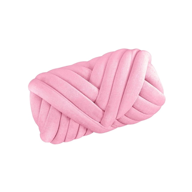 Chunky Yarn Knitting Arm Knit Soft Yarn Arm Knit Yarn Tapestry 250G for DIY Rug Making Sweaters Pink