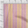 thumbnail image 1 of Tissu Imprimé Géométrique à Rayures et à Chevrons en Voile de Coton Bio 1 Yard 42 Inch Wide, 1 of 4