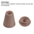 thumbnail image 4 of Unique Bargains Butée à Cloche, Verrou de Corde pour Sac à Cordon, Brun, Lot de 50, 4 of 5
