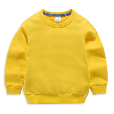 Winter Kids Hoodies Boys Girls Children Solid Color Childrens Sweater Pullover Outerwear