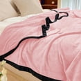 thumbnail image 3 of Soft Queen Size Blanket,40x55 Warm Fuzzy Microplush Lightweight Thermal Fleece Summer Autumn Blankets for Couch Bed Sofa for All Season, 3 of 8