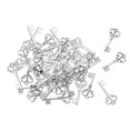 thumbnail image 1 of Key Charms Key Pendants Alloy Keys Bulk Vintage Style Key Set Charms for Jewelry Antique 100pc, 1 of 9