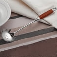 thumbnail image 3 of Tableware - Stainless Steel Serving Spoon Set for Pasta Spaghetti Fork Tongs Spatula Strainer Cooking Spoon Holder, 3 of 7