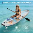 thumbnail image 3 of Inflatable Paddle Board - Wide SUP with Camera Mount 450 lbs Capacity and Complete Accessories for Water Recreation, 3 of 7