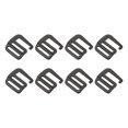 thumbnail image 1 of Unique Bargains 0.98' 25mm Webbing Release G Hook Buckle Adjusters for Backpack Strap, 8Pack Matte Black, 1 of 5