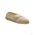 thumbnail image 1 of Silverts 103600604 Womens Adaptive Arthritis Easy Closure Terry Cloth Slippers, Taupe - Extra Large, 1 of 1