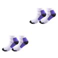 thumbnail image 4 of Wweixi 2piece Relieve Foot Fatigue Compression Socks For Greater Comfortable To Wear Ankles Socks purple S/M 2Set, 4 of 6
