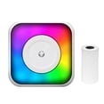 thumbnail image 1 of Portable Thermal Label Printer C31 with Color LED Lights - Compact Design for Notes, Images, and Web Printing, Rechargeable 1200mAh Battery, Includes One Roll of Thermal Paper and USB-C Charging Cable, 1 of 7