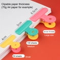 thumbnail image 2 of pitrice 16 Pieces Bag Chip Clips Paper Photo Heavy-Duty Food Binder Plastic Paper Clamp Spring Organizer Bill Note Fold Dorm Office Rose red L, 2 of 9