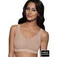 thumbnail image 1 of Bali Womens Comfort Revolution Smart Sizes Shaping Wirefree Bra, 2X, Nude, 1 of 4