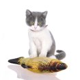 thumbnail image 1 of Pet Cat Kitten Chewing Cat Toys Stuffed Fish Mint Pet Interactive Cat Gift, 1 of 5