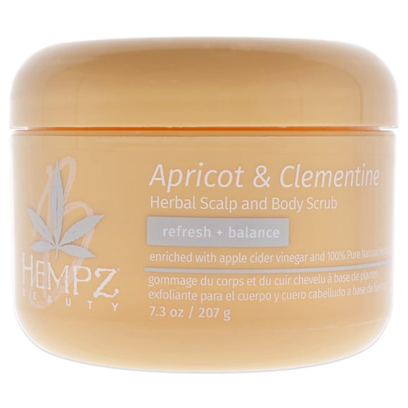 Gommage pour Cuir Chevelu et Corps à Base d'Herbes à l'Abricot et à la Clémentine par Hempz pour Unisexe - Gommage 7,3 oz