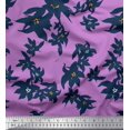 thumbnail image 1 of Soimoi Crepe Silk Fabric Artistic Floral Decor Fabric Printed Yard 42 Inch Wide, 1 of 5