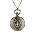 thumbnail image 1 of Canada Day Kcavykas Back to School Season,Personalized Pattern Steampunk Vintage Quartz Roman Numerals Pocket Watch, 1 of 1