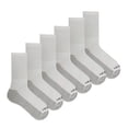 thumbnail image 2 of Genuine Dickies Men Lightweight Crew Work Socks - White - 12 Pairs (2x6PK), 2 of 5