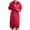 Hot Pink, variant on Men Solid Casual Long Sleeves Lace-up Home Pocket Long Pajama Robe