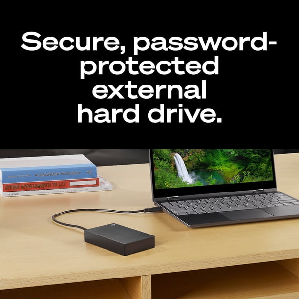 Seagate One Touch 5TB External Hard Drive with Password Protection