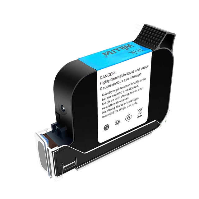 Printer Jet, 12.7mm Online Variable Batch Code Numbering Label Portable Handheld Printer, Smart Thermal Inkjet Printer ,Fast Printing