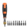 thumbnail image 2 of Multi-bit Two-way Ratchet Screwdriver 10-in-1 Multi-bit Ratchet Screw Drivers Set 6.23mm Adjustable Nut Driver Tool, 2 of 7