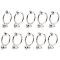 thumbnail image 1 of ZLight 10pcs Ear Clip Converters Earring Accessories Screw/Lever Non-Pierced Handmade with Loop Plastic Pads Findings Type17 1Set, 1 of 6