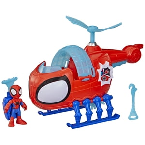 Marvel Spidey and His Amazing Friends Team Spidey Copter, 3-Inch (7.6 CM) Action Figure with Toy Vehicle