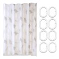 thumbnail image 2 of Shower Curtain, HEVIRGO Multipurpose Shower Curtain Liner Easy Installation Shower Curtain Set Waterproof Shower Curtains Suitable for Living Room Office Home, 2 of 7